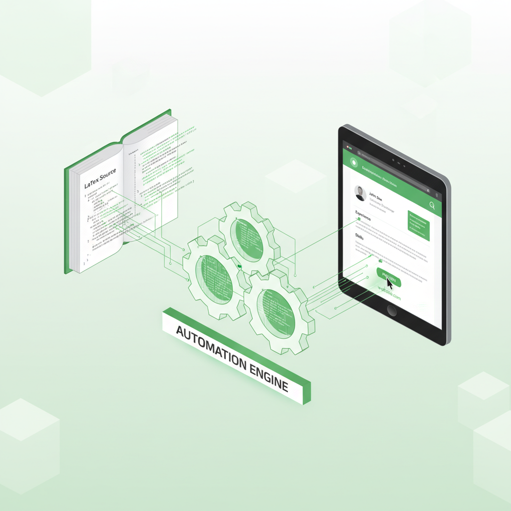 From LaTeX Resume to React: Automating My Portfolio